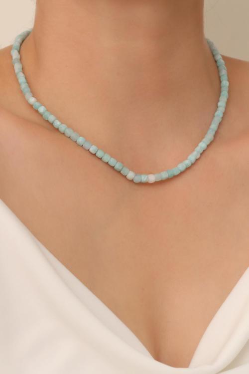 Amazonit Taşı Kolye