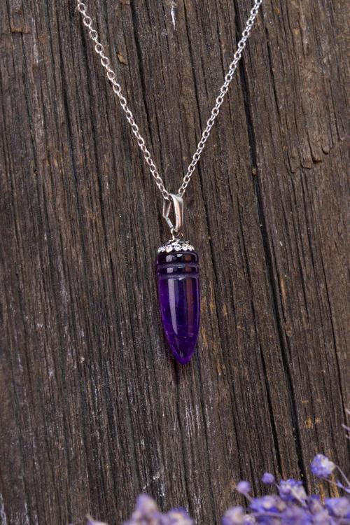 Ametist Taşı Kadın Kolyesi