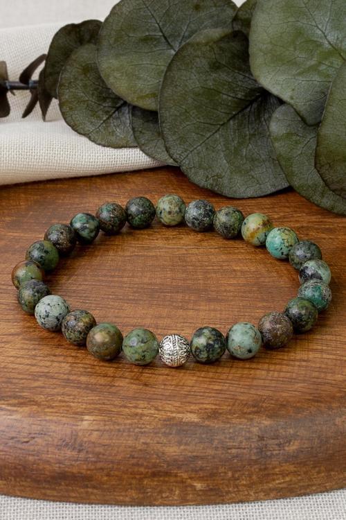 Afrika Turkuaz Taşı Bileklik