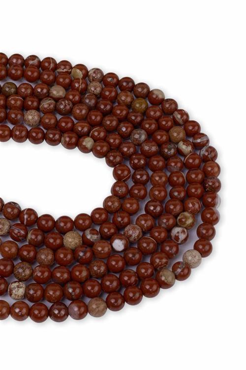 6 MM Kırmızı Jasper Taşı Dizi