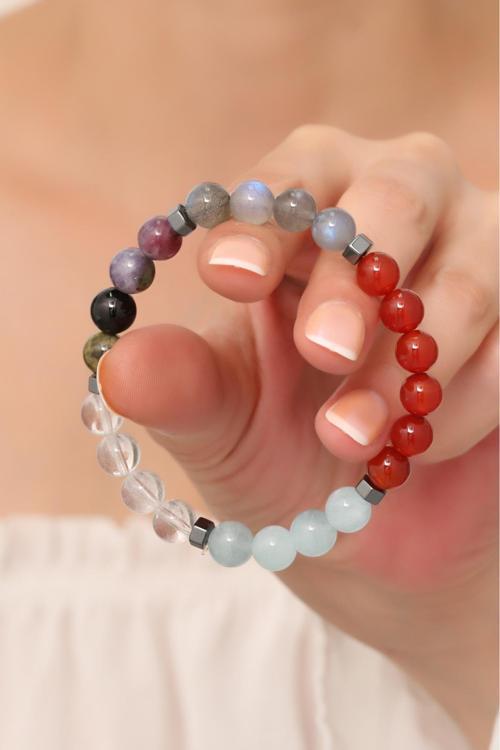 İkizler Burcu Doğaltaş Bileklik