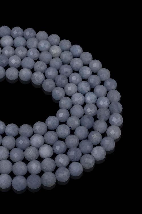 8 MM Faset Akuamarin Taşı Dizi