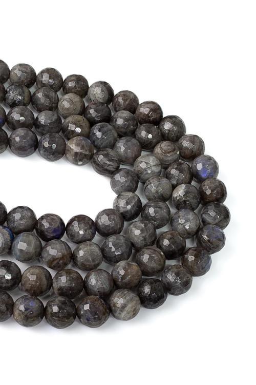 10 MM Faset Kesim Labradorit Taşı Dizi A