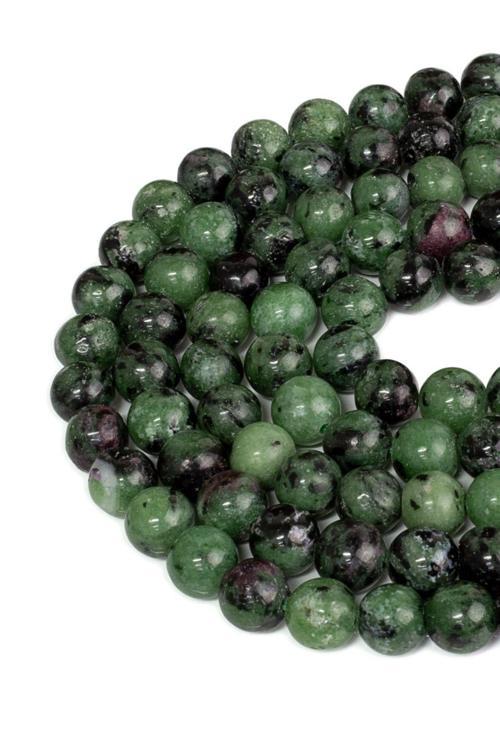 10 MM Ruby Zoist Taşı Dizi (Anyolit)