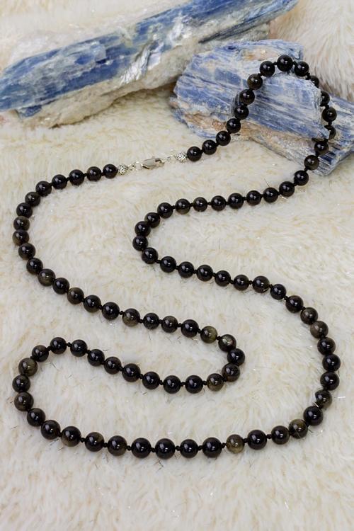 Obsidyen Taşı Kolye