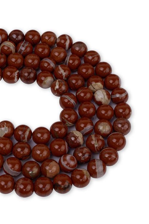 10 MM Kırmızı Jasper Taşı Dizi