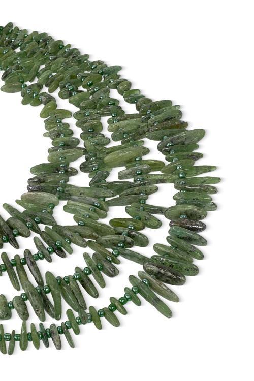 Diş Yeşil Kyanit Taşı Dizi