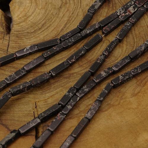 4X13 MM Dikdörtgen Kesim Siyah Varisit Taşı Dizi- DZ3426D-S