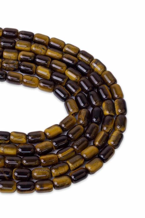 9X6 MM Kaplan Gözü Taşı Dizi