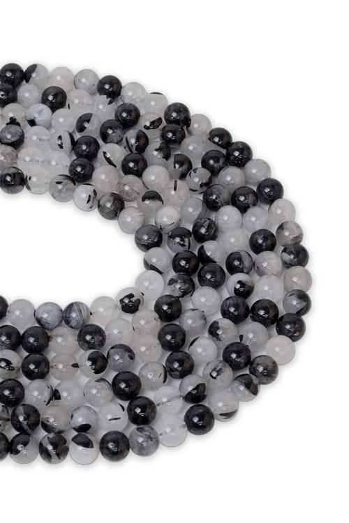 6 MM Rutil Kuvars Taşı Dizi