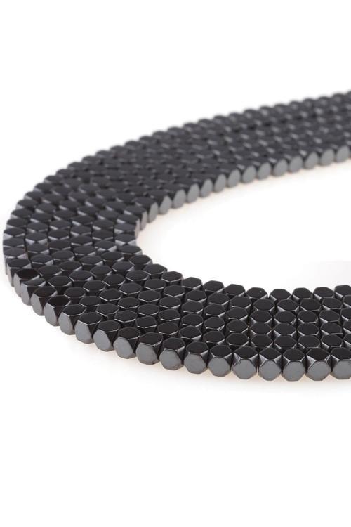 3X3 MM Küp Hematit Dizi Doğaltaş - DZ3575