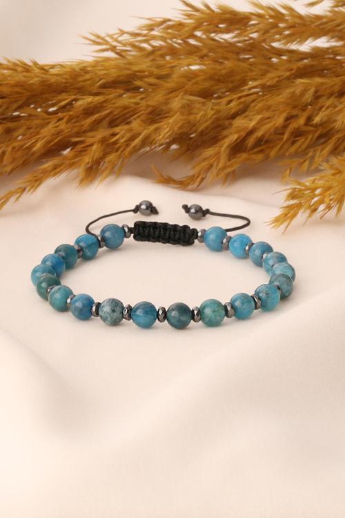 Apatit ve Hematit Taşı Bileklik