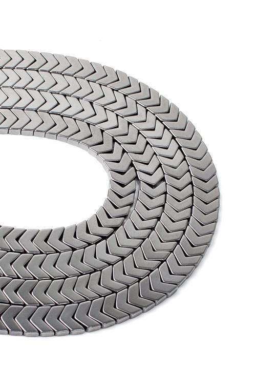 8X3 MM Gümüş Renkli Çavuş Hematit Taşı Dizi