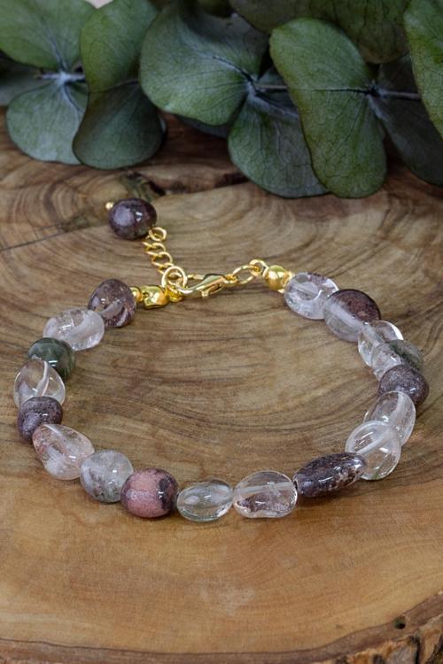 Rutil Kuvars Taşı Bileklik