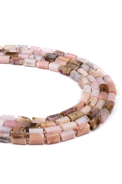 8X11 MM Pembe Opal Doğal Taş Dizi