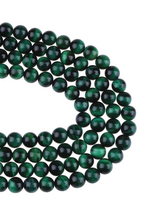 8 MM Yeşil Kaplangözü Taşı Dizi - DZ3931-Y