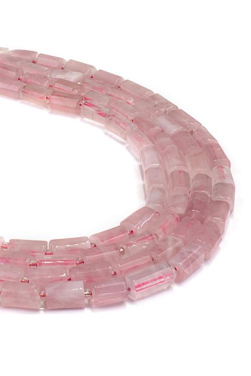 8X11 MM Pembe Kuvars Doğal Taş Dizi