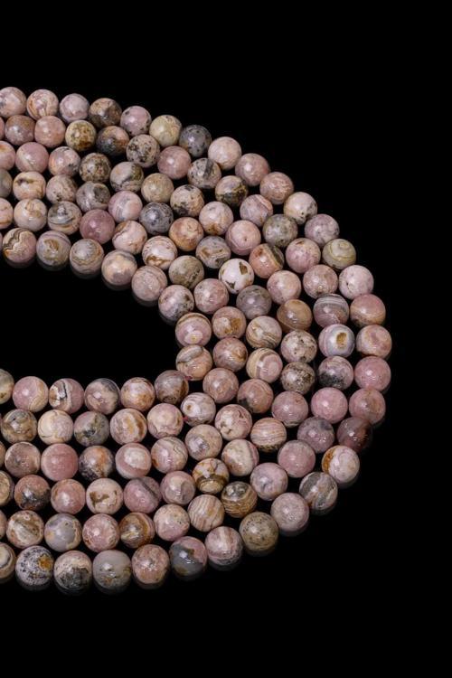 6 MM Rodokrozit Taşı Dizi