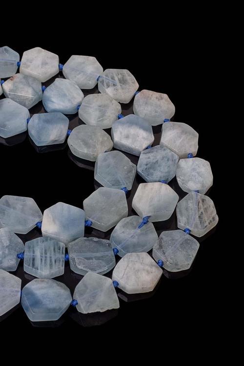 15X4 MM Akuamarin Taşı Dizi