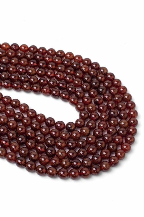 6 MM Lal (Granat) Taşı Dizi
