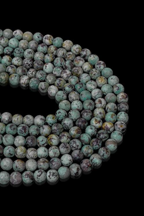 6 MM Afrika Turkuaz Taşı Dizi