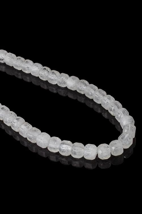 8X8 MM Kristal Kuvars Taşı Dizi AA