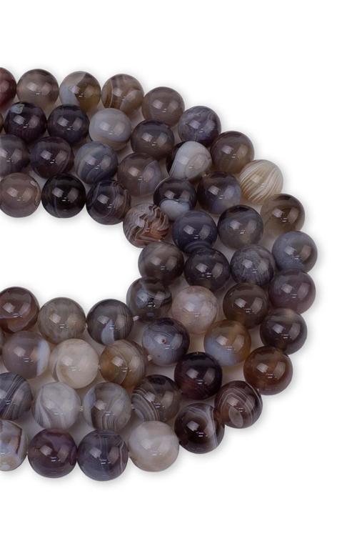 10 MM Botswana Akik Taşı Dizi