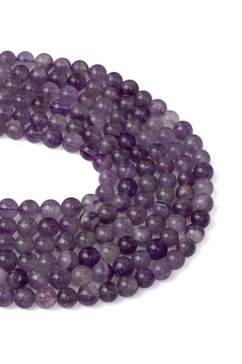 6 MM Ametist Taşı Dizi