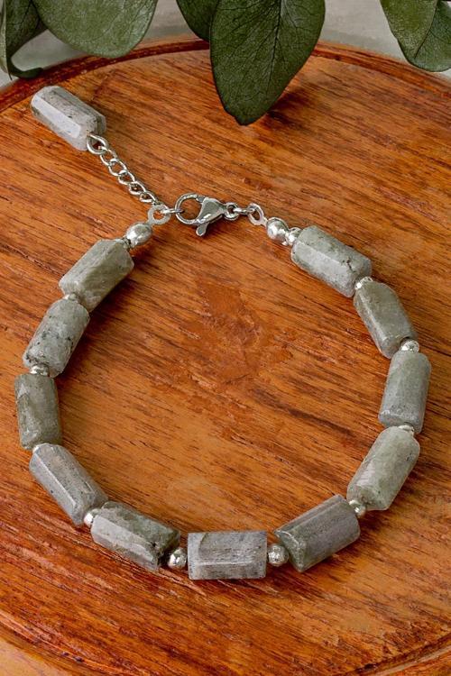 Labradorit Taşı Doğal Taş Bileklik