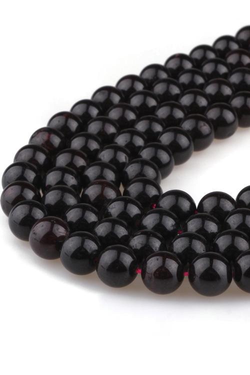 10 MM Lal Garnet ( Granat ) Taşı Dizi - DZ4205