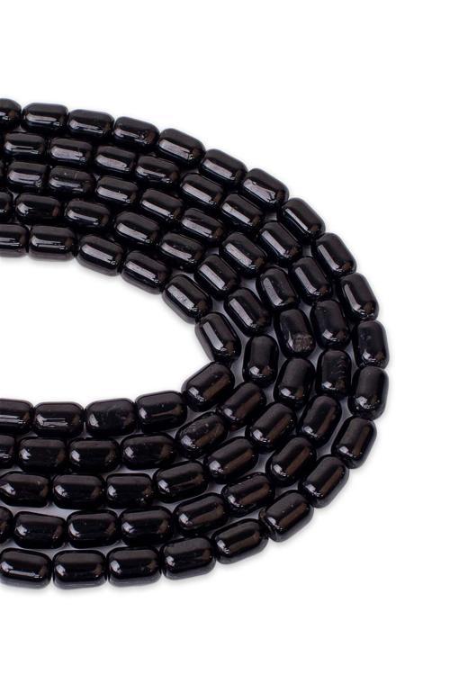 9X6 MM Siyah Turmalin Taşı Dizi