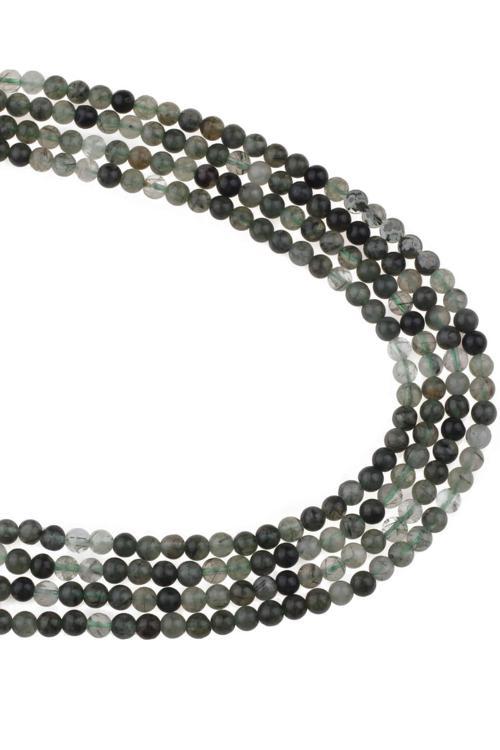 4 MM Yeşil Rutil Kuvars Taşı Dizi - DZ4043