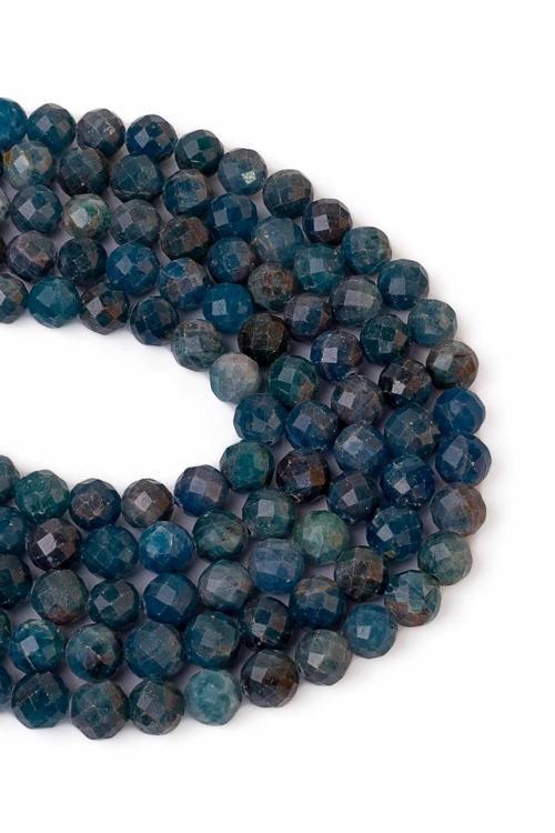 8 MM Faset Kesim Apatit Taşı Dizi