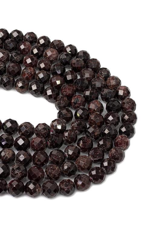 8 MM Faset Kesim Lal Taşı Dizi (Granat) A