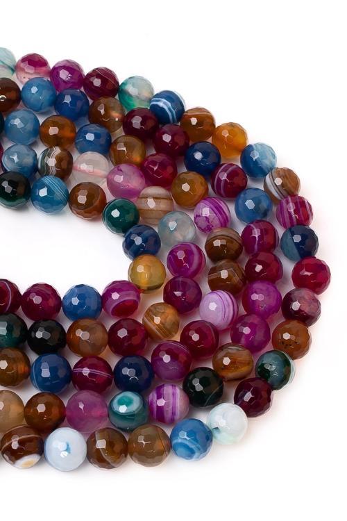 8 MM Faset Akik Taşı Dizi