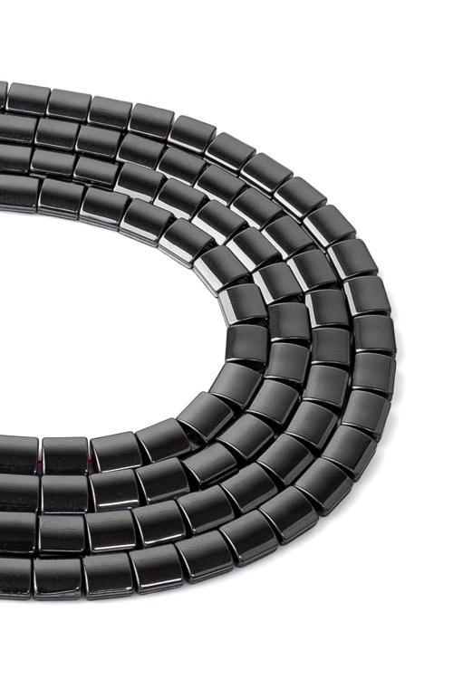 7X7 MM Kanallı Hematit Taşı Dizi