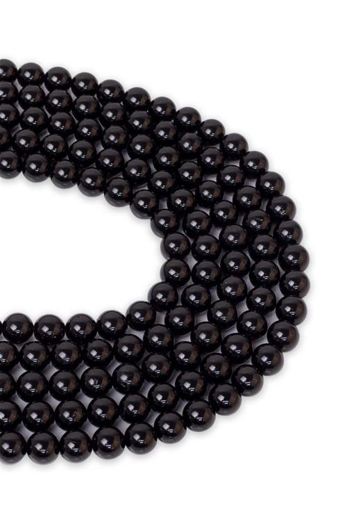 6 MM Siyah Turmalin Taşı Dizi