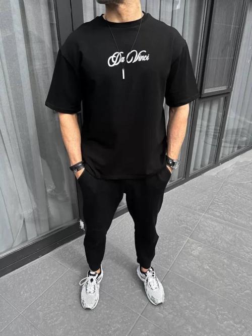 MDB Unisex Baskılı Oversize Thirt  iyah