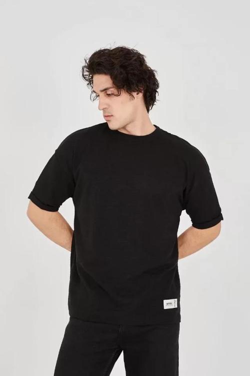 MDB Unisex Jakar Kumaş Rahat Kol Thirt  iyah