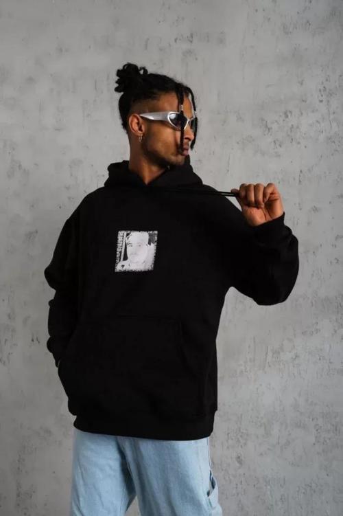 MDB Erkek Ön Arka Baskılı Kapşonlu weat iyah