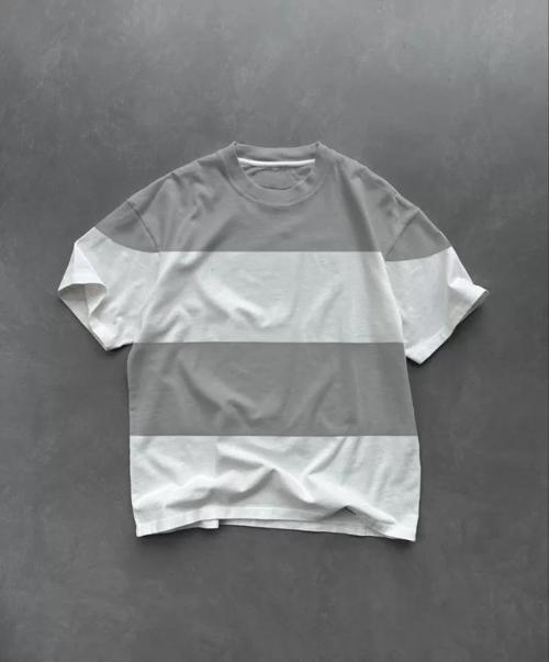 MDB Unisex Bisiklet Yaka Parçalı Thirt  Gri