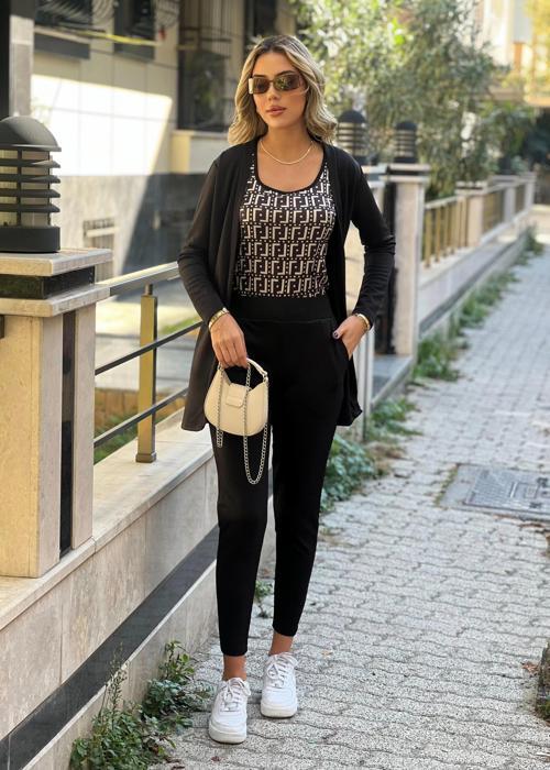 MDB Kadın Uzun Kollukrep üçlü Takım