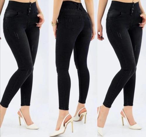 MDB Yüksek Bel Likralı Jean Pantolon 90 Cm