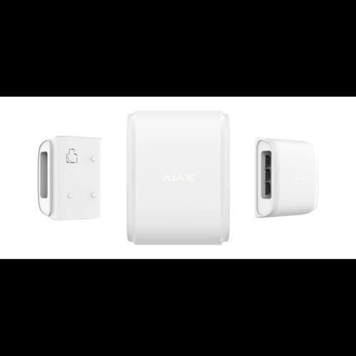 Dual Curtain Outdoor, Kablosuz, Çift Taraflı Perde Tipi Hareket Dedektörü, Beyaz