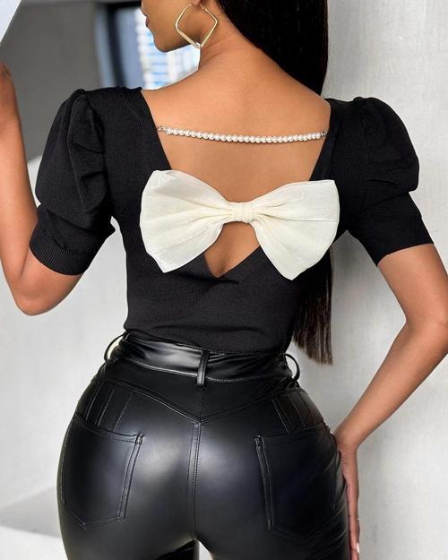 MDB Kadın Kısa Kollu Sırt Inci Ve Kurdela Detay Karpuz Kol Yerli Krep Bluz. 109 Adet Standart Beden