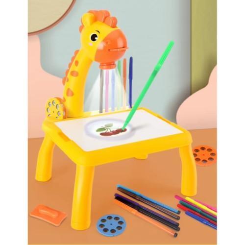 Zürafa Tasarımlı Projeksiyonlu Boyama Tahtası