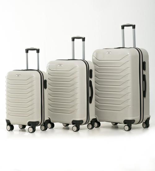 YEFA PP Polipropilen Kırılmaz Kabin & Orta & Büyük Boy 3'lü Valiz Seti