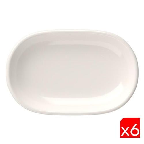 Porselen Magnus Oval Kayık Tabak 18x11x2,50cm 6 LI