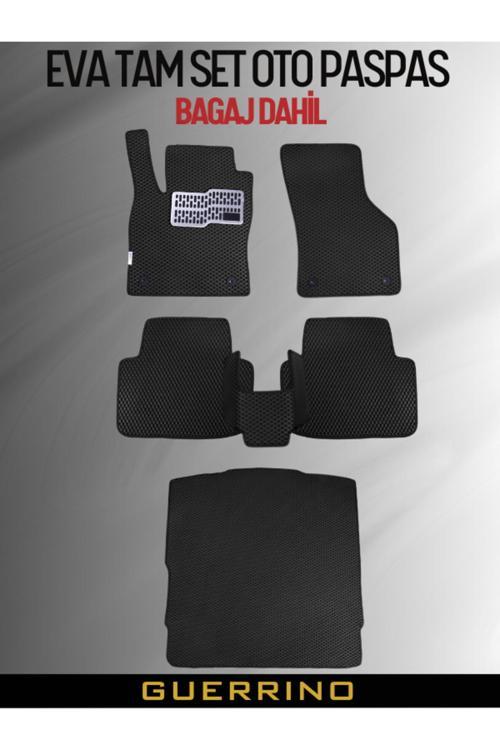 Renault-Megane 3-Hatchback-(2008-2016) İçin Eva Ful Paspas Takımı (Metal Topukluk Dahil)