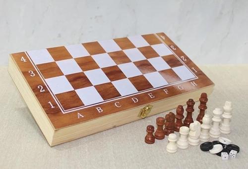 Ahşap Kutulu Satranç Ve Tla Seti Alk4023